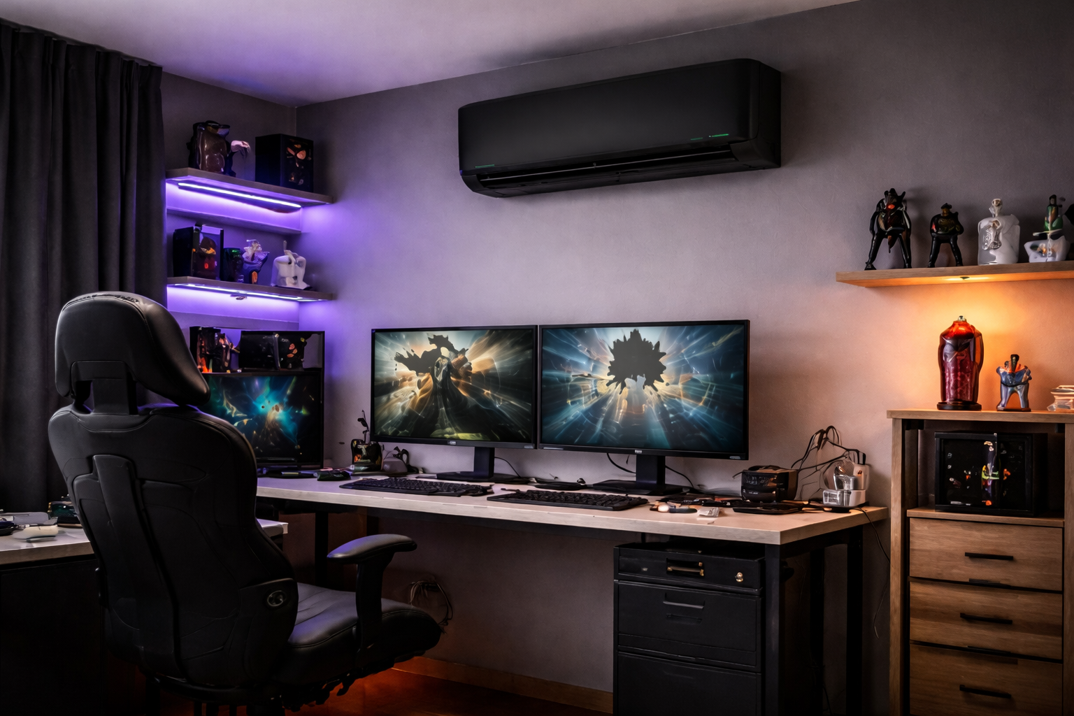 Klimaanlage Gaming Setup